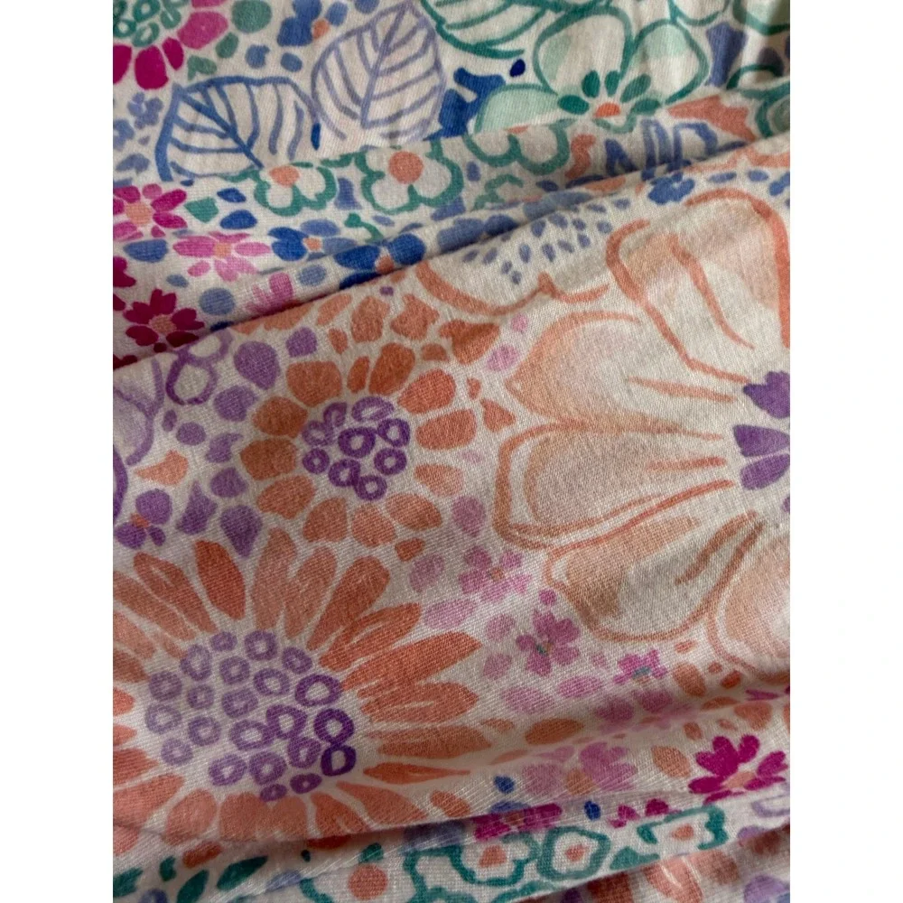 Little Sleepies Doodle Blooms Pajama Set Short Sleeve 12/14